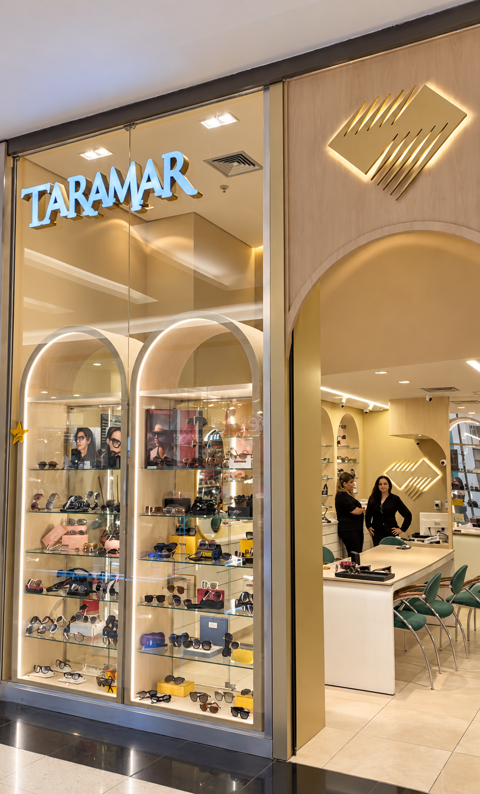 Fachada da loja Taramar no Center Shopping Uberlândia